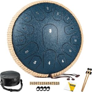 81qIV7pNSxL._AC_SX569_ Steel Tongue Drum - 13 Inches 15 Notes Tongue Drum