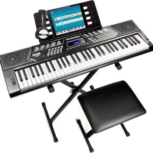 91K5Jqu0rUL._AC_SX569_ 61 Key Keyboard Piano Stand With Pitch Bend Kit